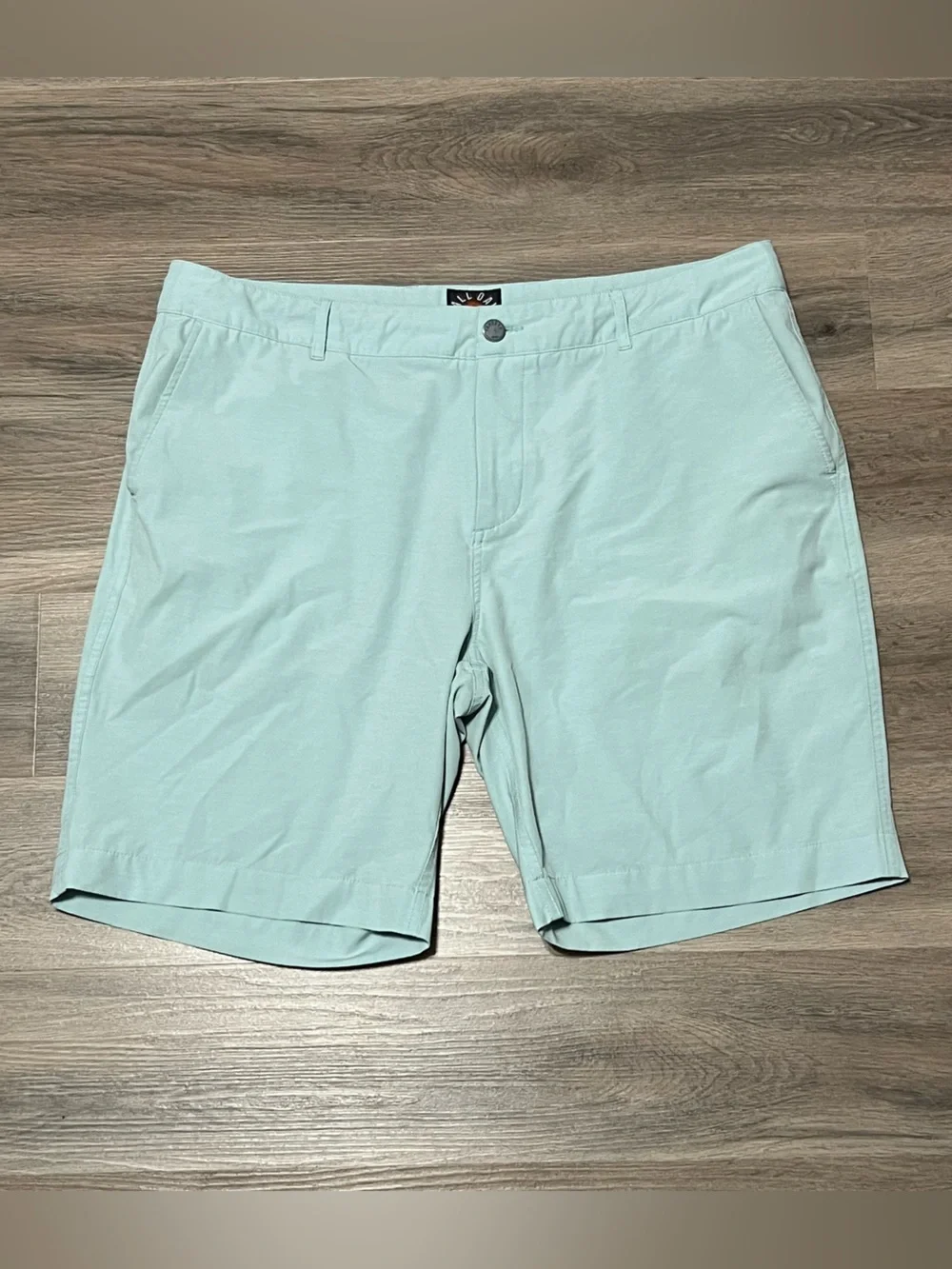 Faherty Men's 36 All Day Shorts Blue Chino Stretch Drawstring Performance 9